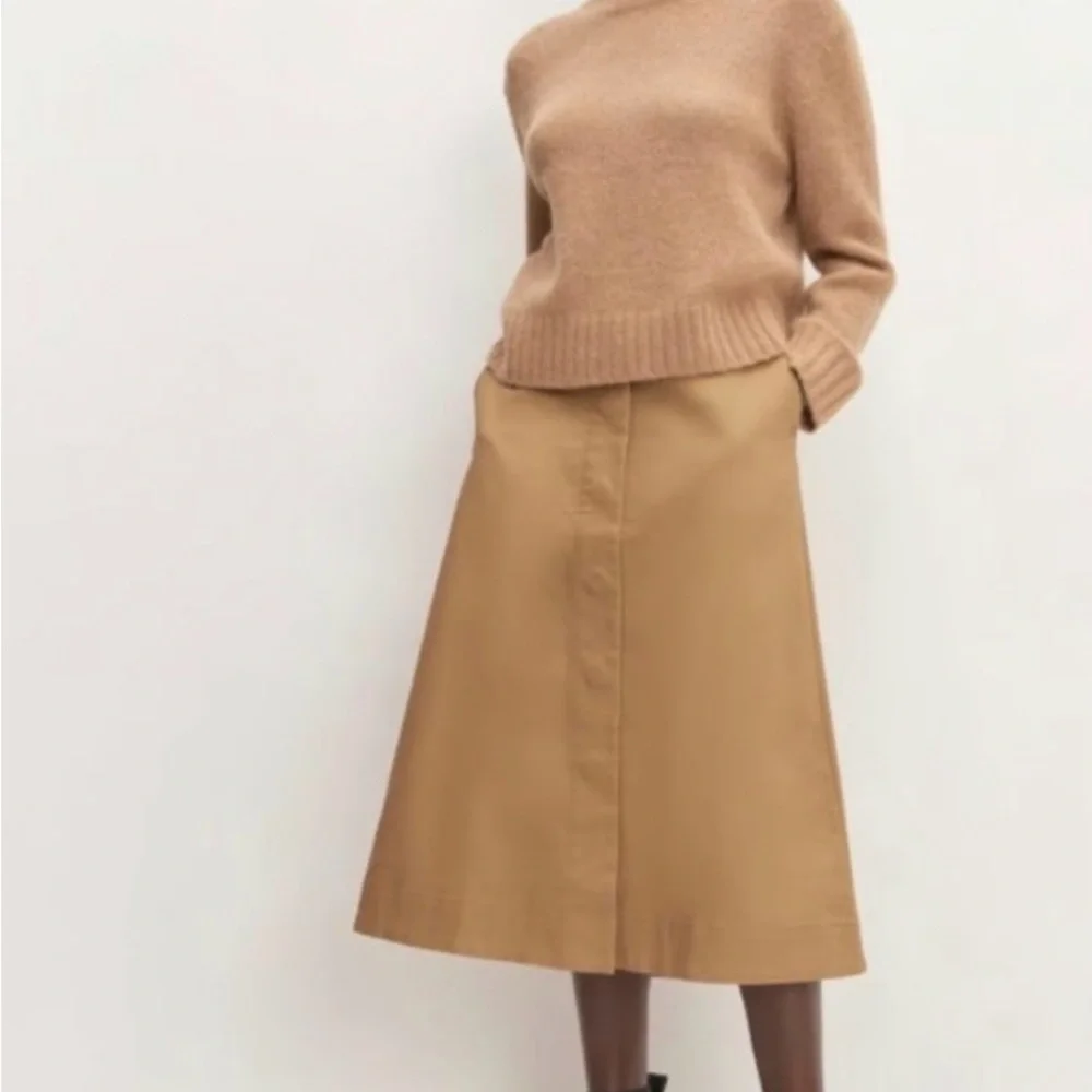 Everlane Cotton A-line Skirt - Picture 1 of 7